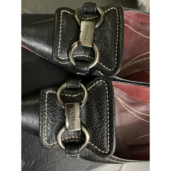 Furla Black Leather Women's Shoes - Picture 5 of 9